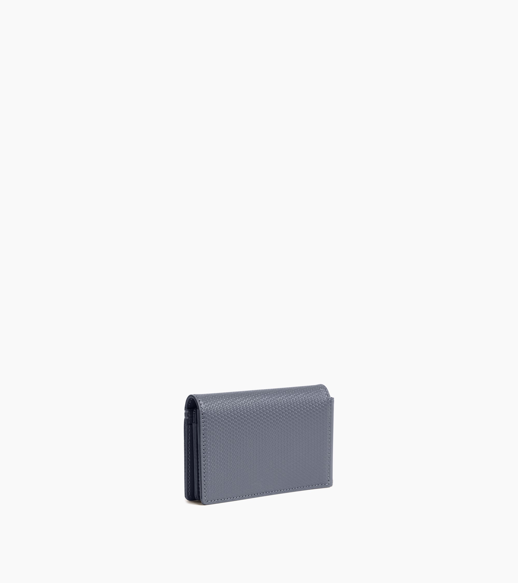 Bifold-Kartenetui im Querformat Lucien aus Leder mit T-Signatur