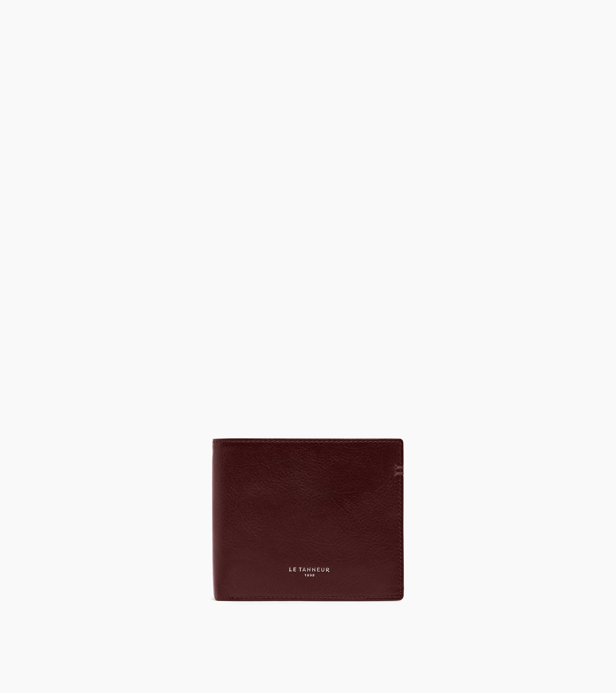 Lucien オイルレザー フラップ付き 二つ折り財布