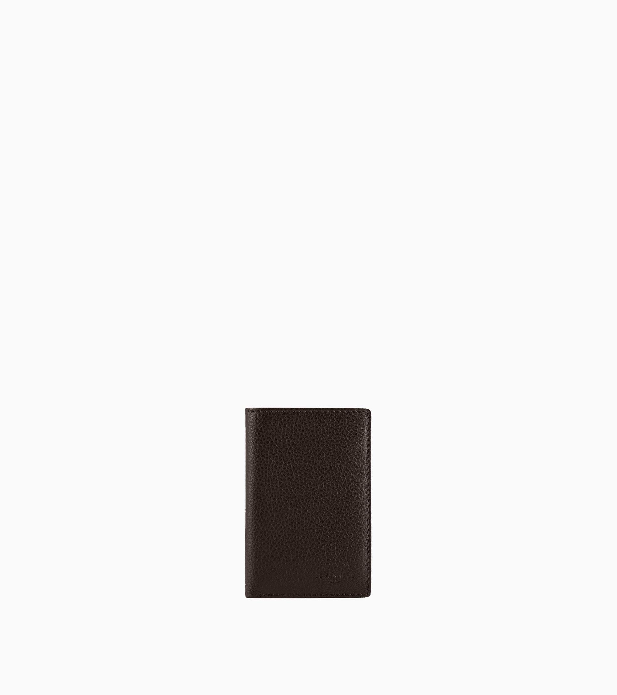 Lucien small card holder in oiled leather