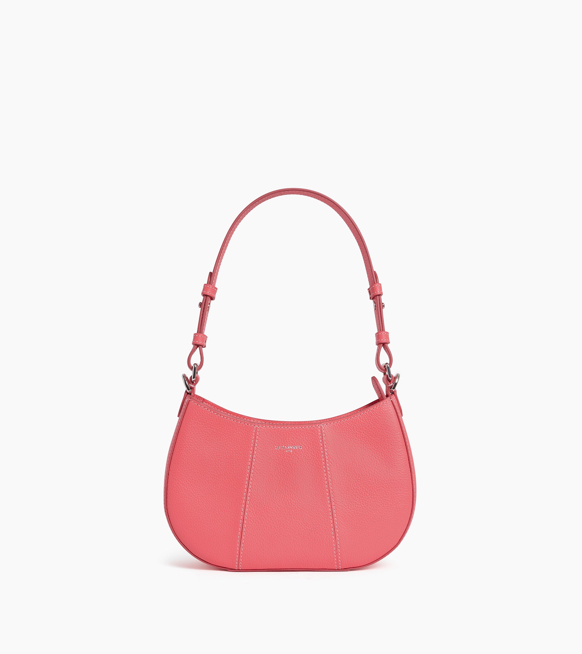 Juliette small half-moon bag in grained leather