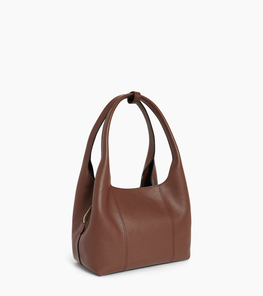 Juliette medium-sized shoulder bag in grained leather