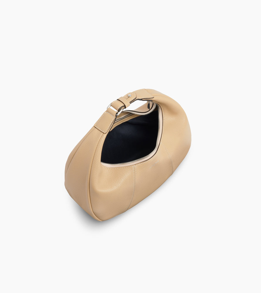 Petit sac hobo Juliette en cuir grainé