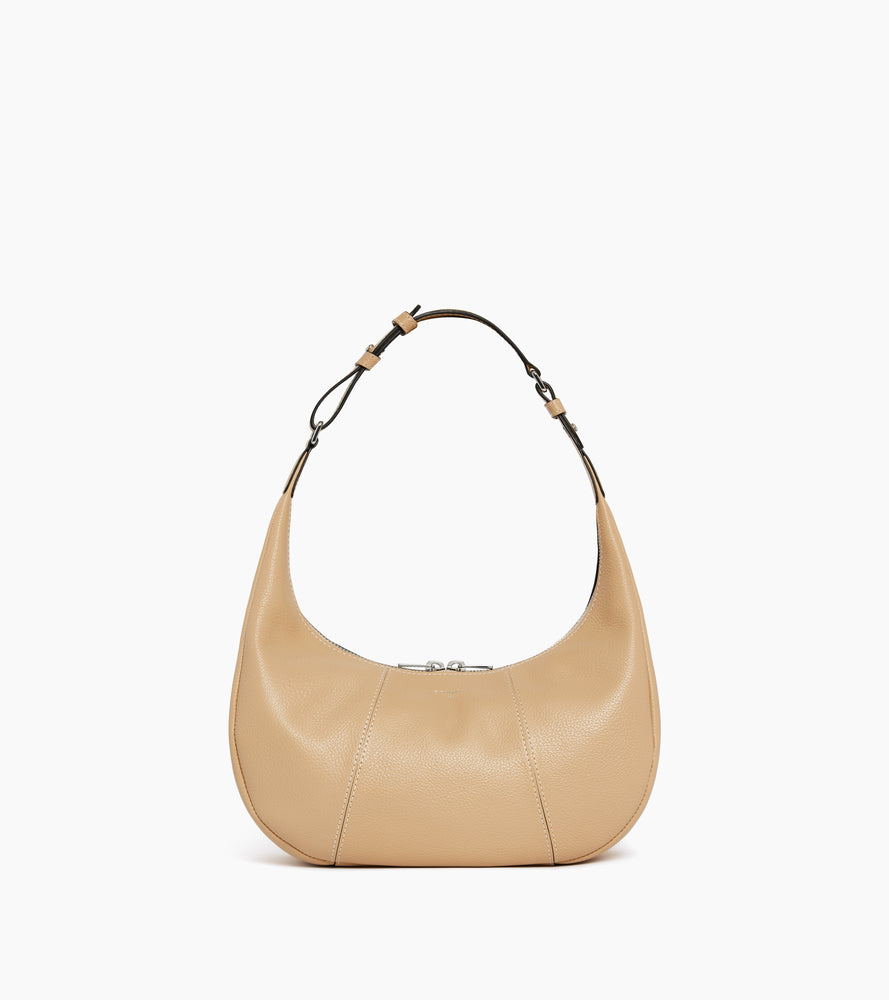 Petit sac hobo Juliette en cuir grainé