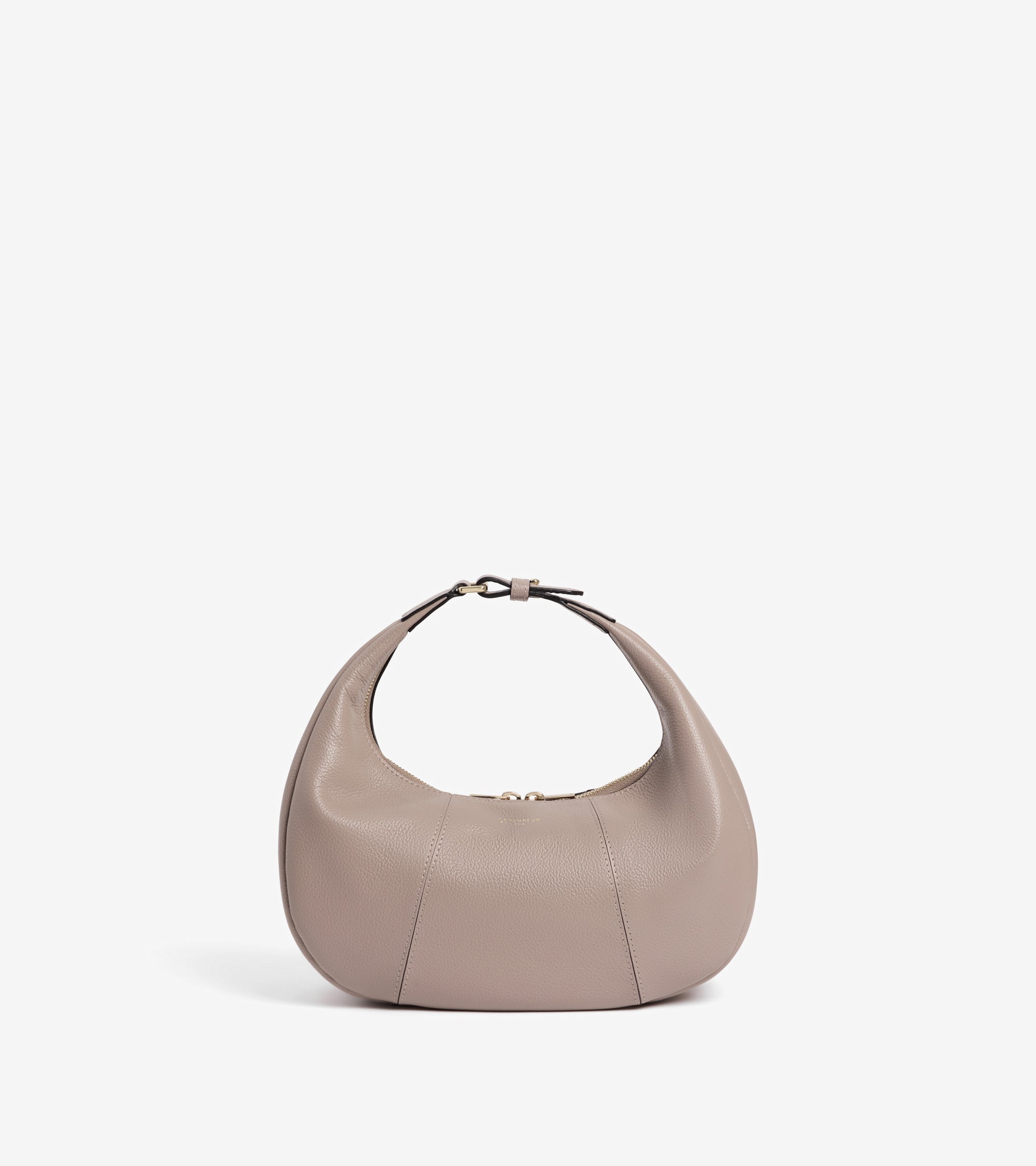 Juliette small hobo bag in grained leather
