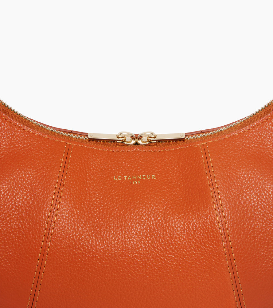 Kleine Hobo-Tasche Juliette aus genarbtem Leder