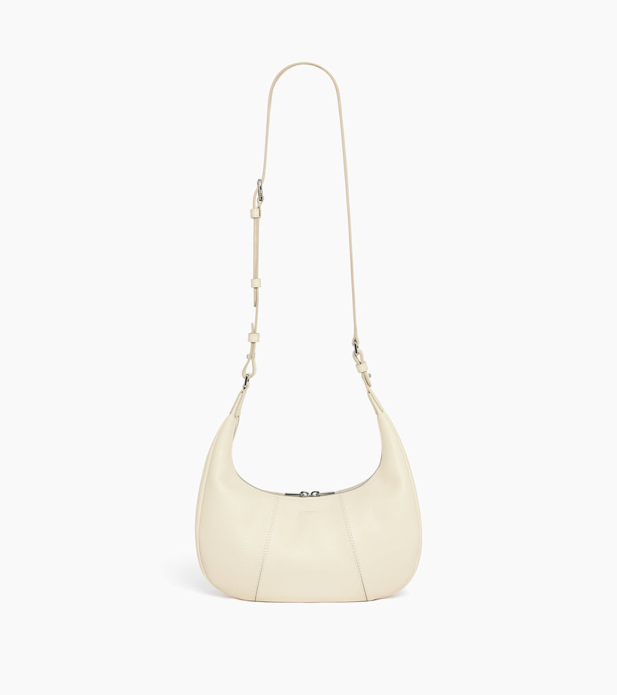 Petit sac hobo Juliette en cuir grainé