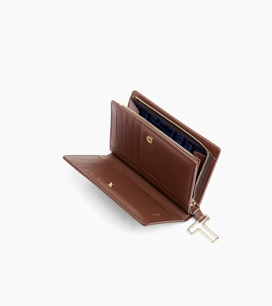 Juliette medium wallet in grained leather