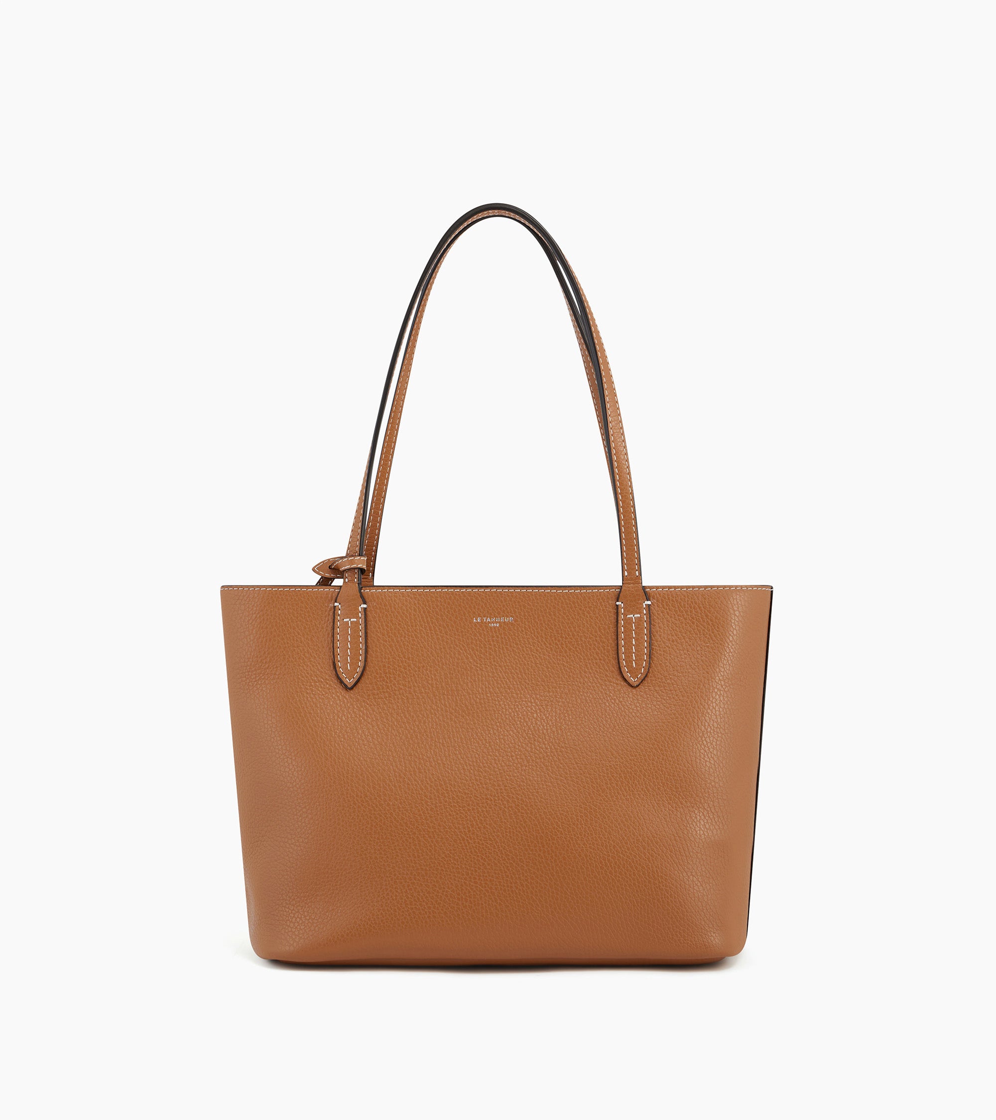Louise small tote bag in pebbled leather