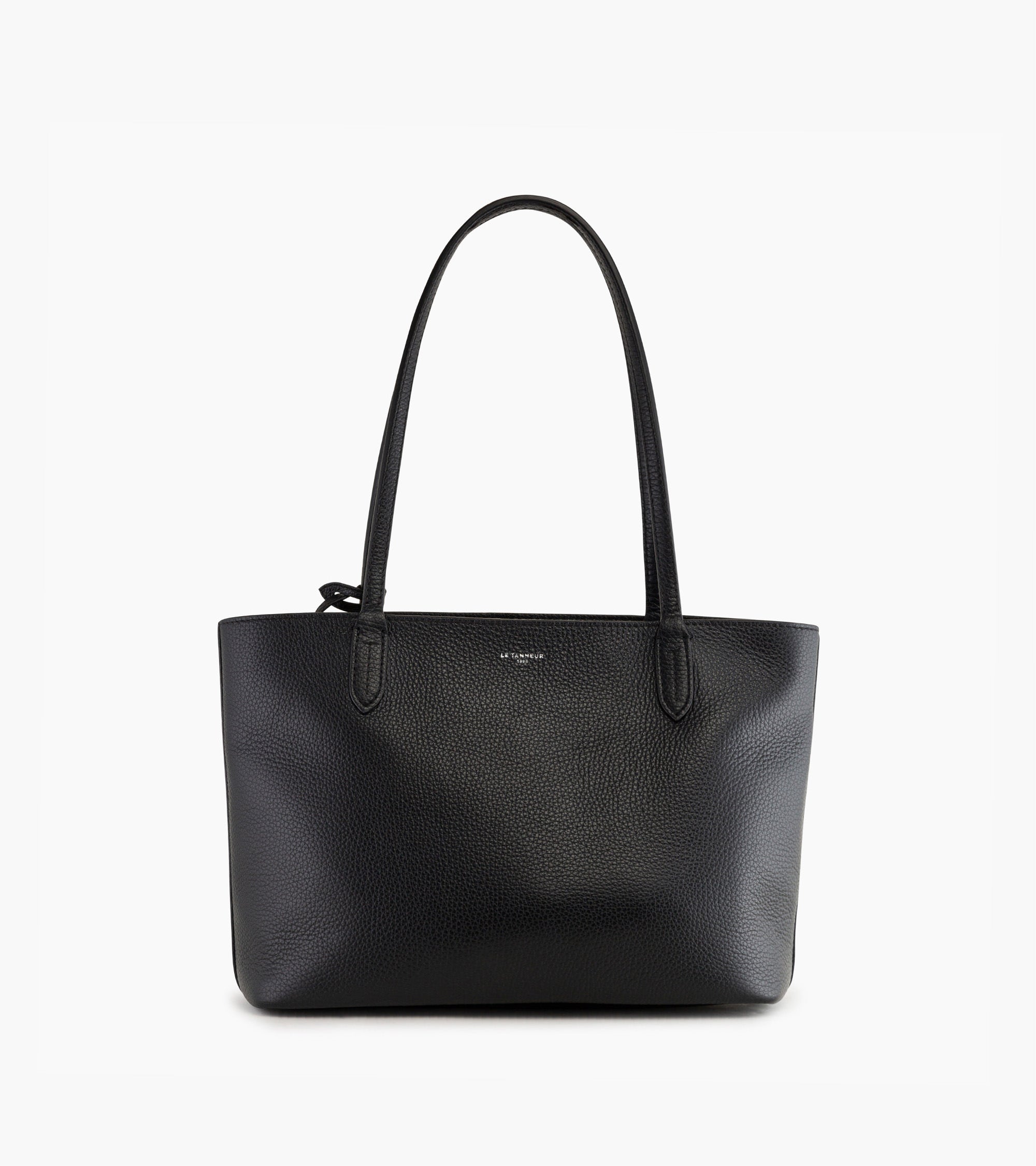 Small Louise tote bag in pebbled leather