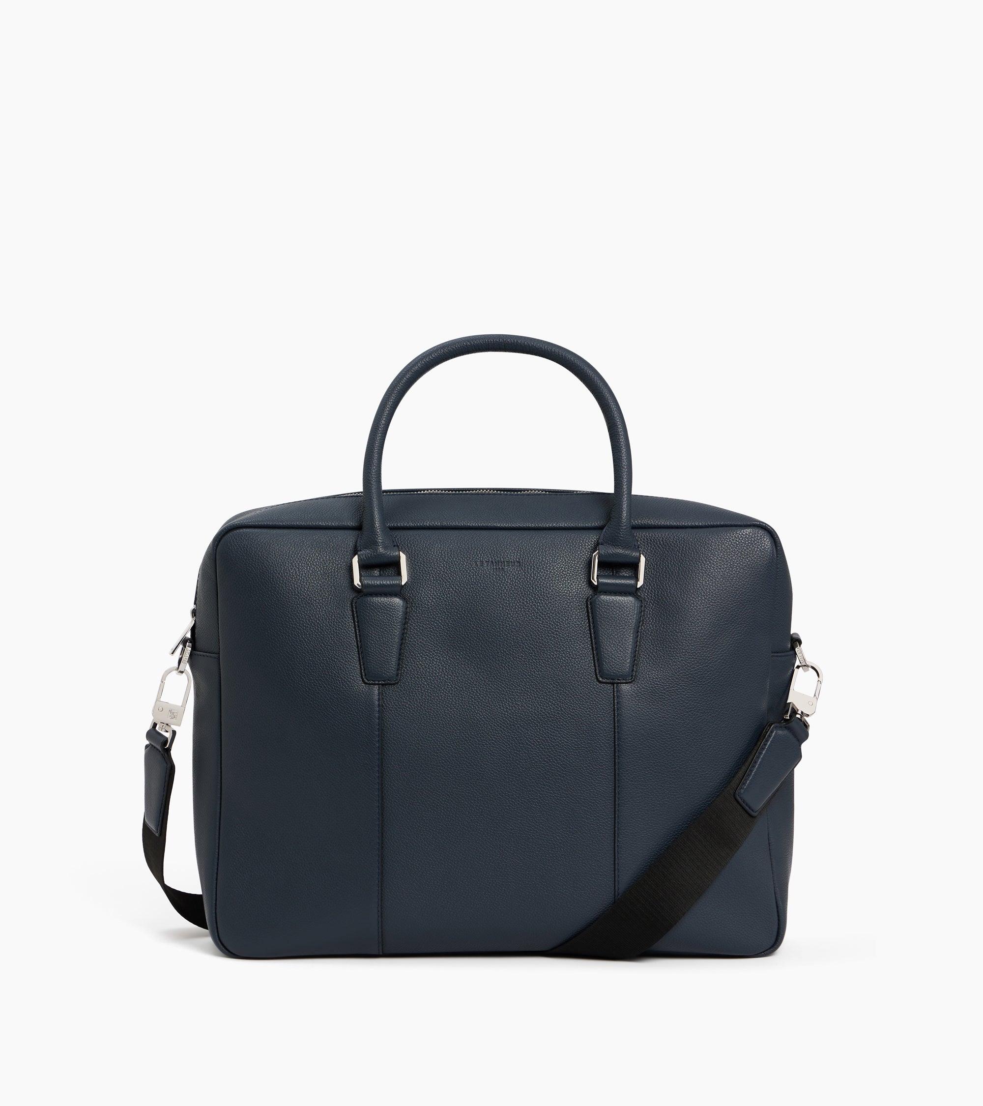 Aktentasche 15 Zoll Marceau aus genarbtem Leder mittelgroßes Modell