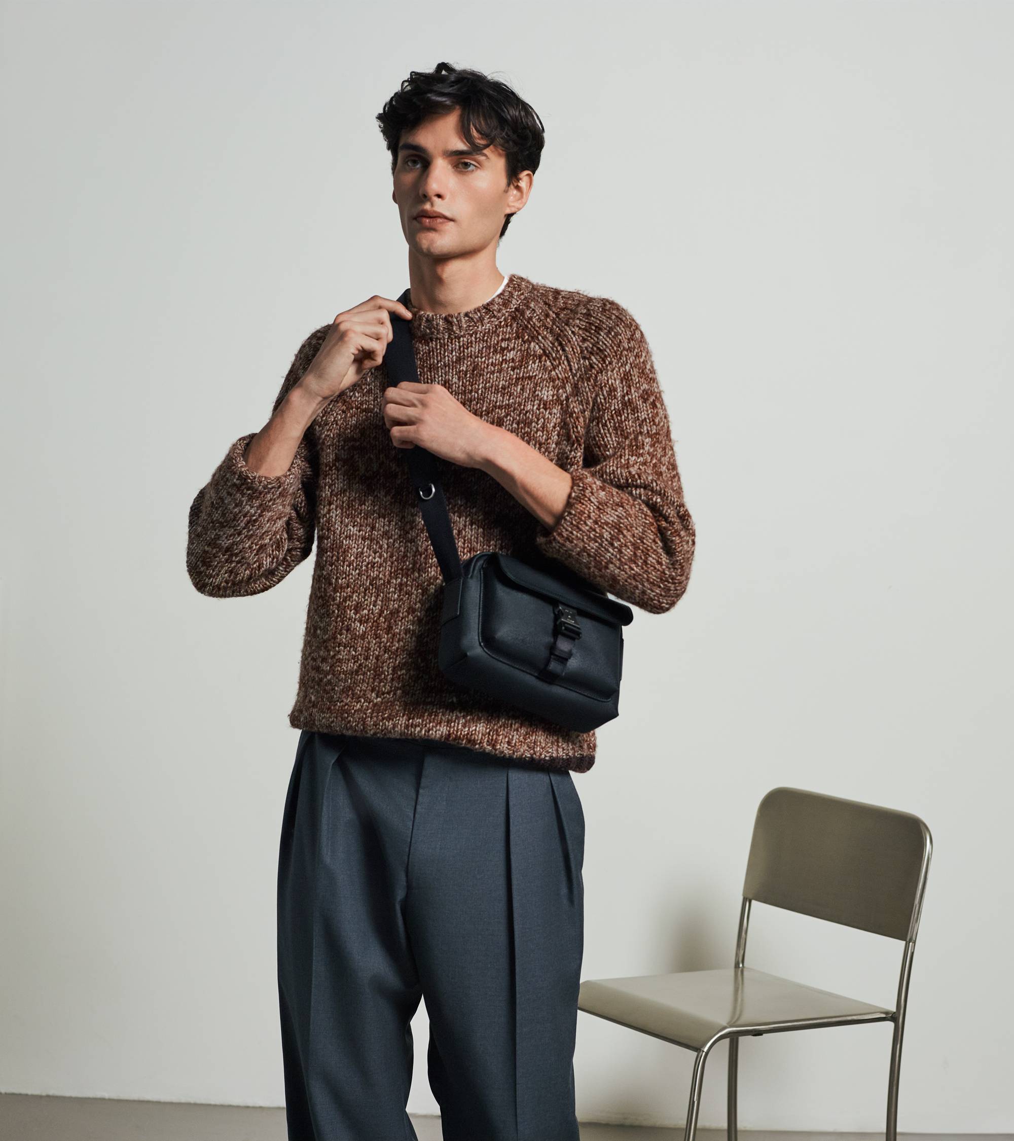 Bolso bandolera Maurice pequeño de tela revestida