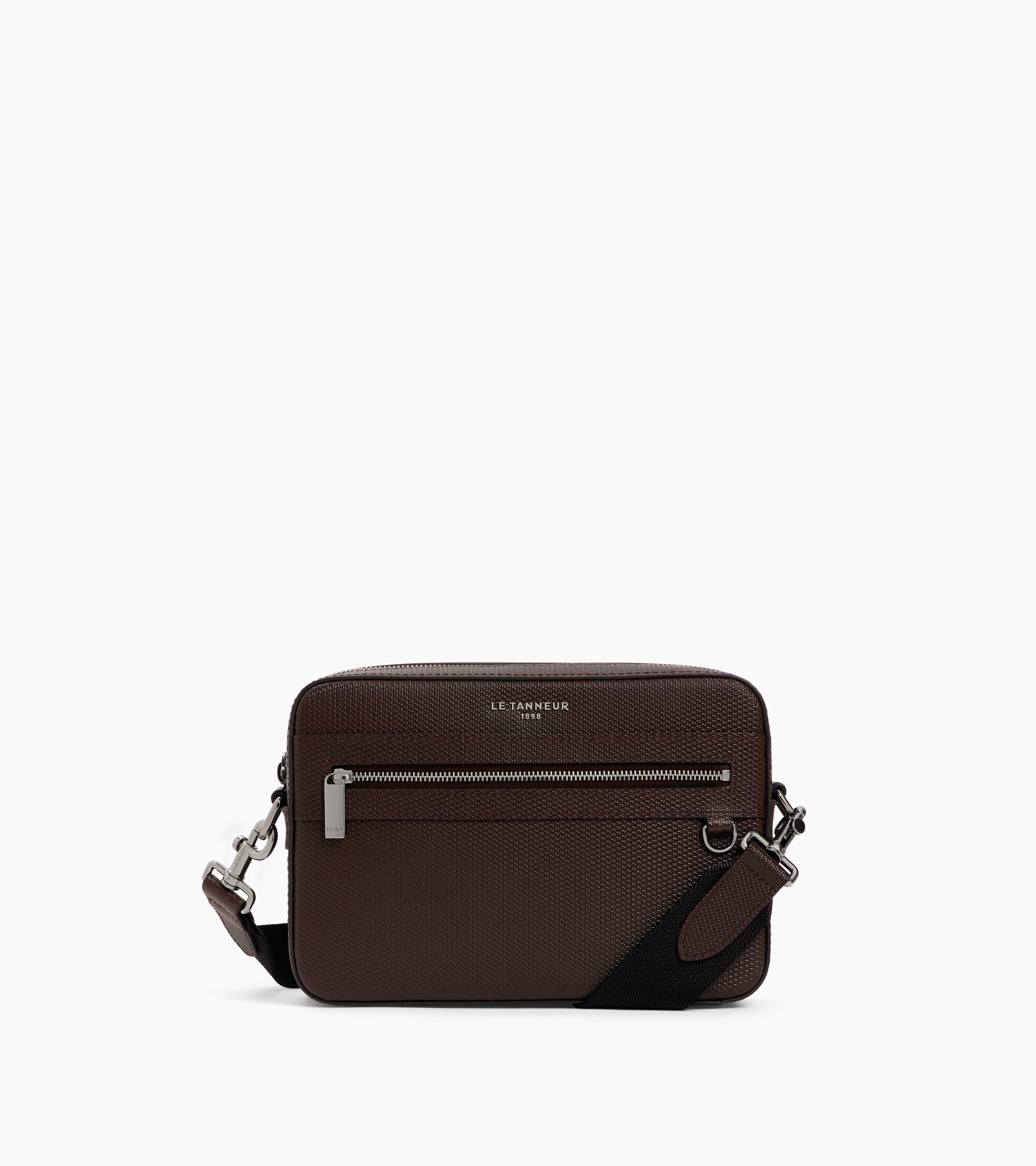 Bolso bandolera pequeño Émile de piel signature T
