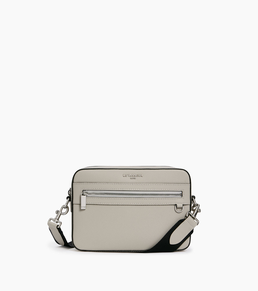 Emile small shoulder bag in T signature leather