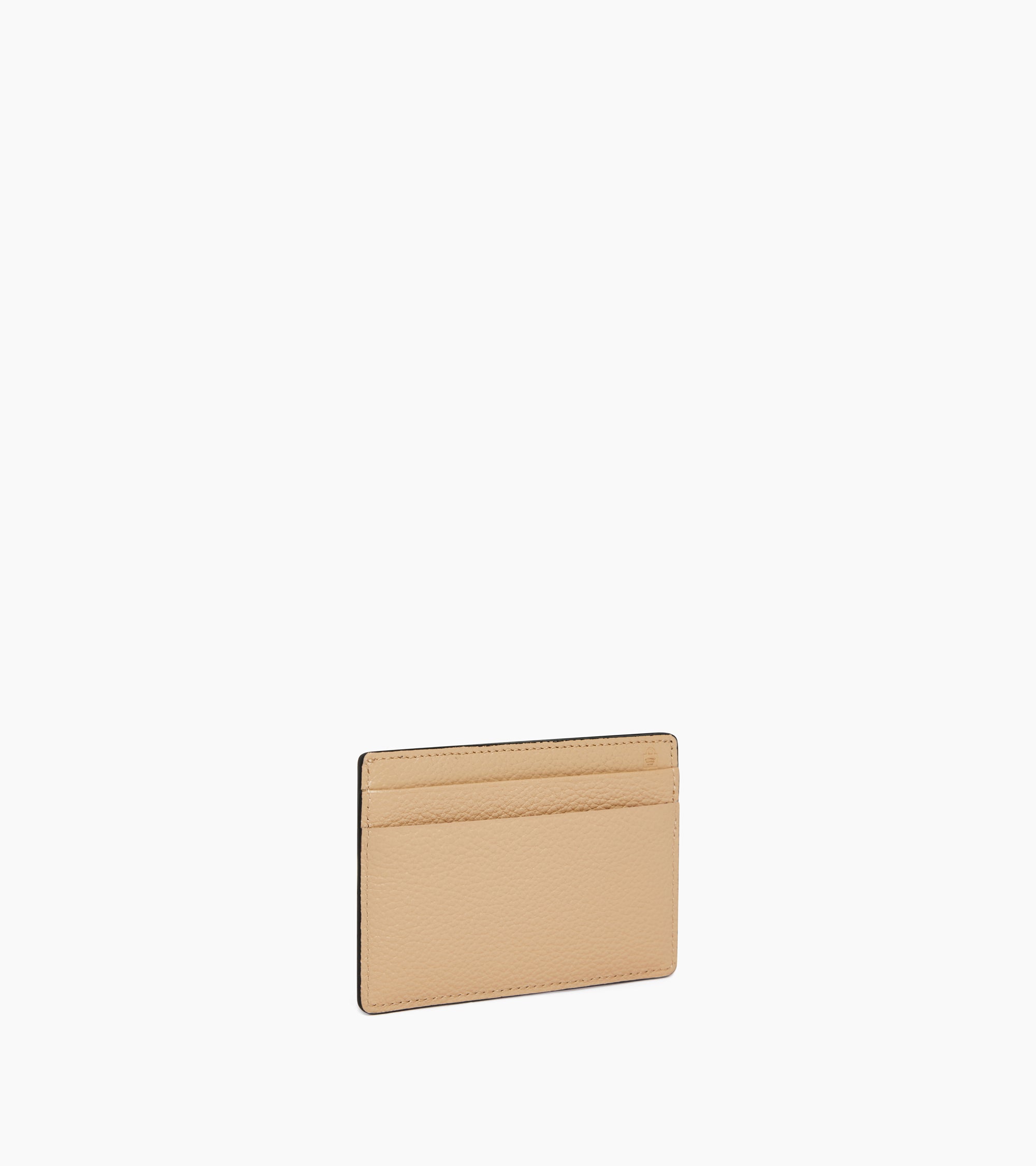 Emile card holder in grained leather