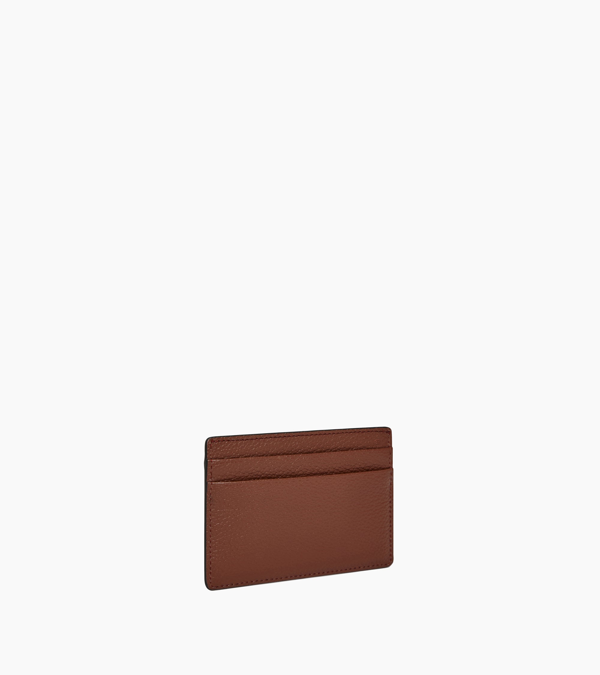 Emile card holder in grained leather