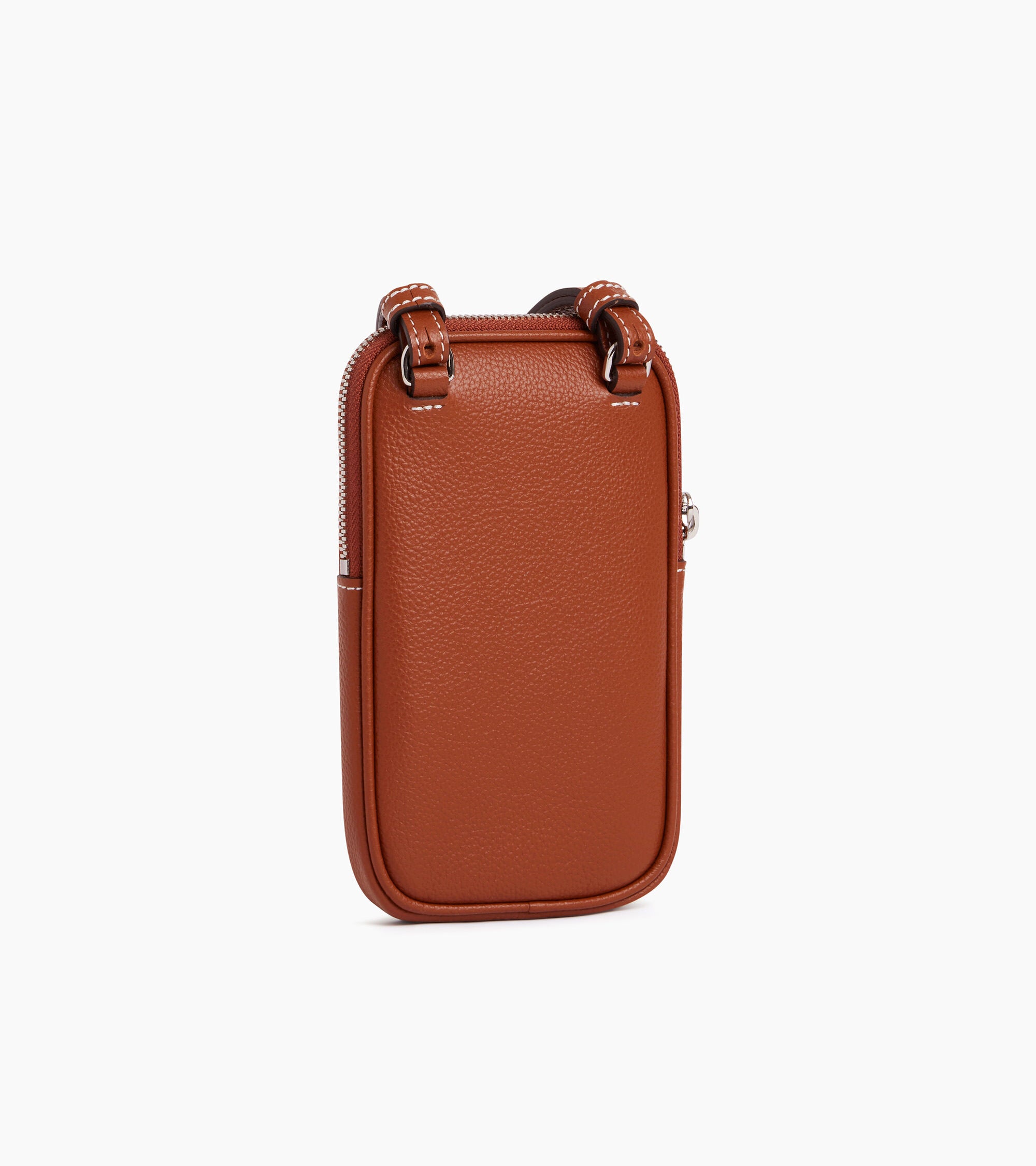 Emile phone case in pebbled leather