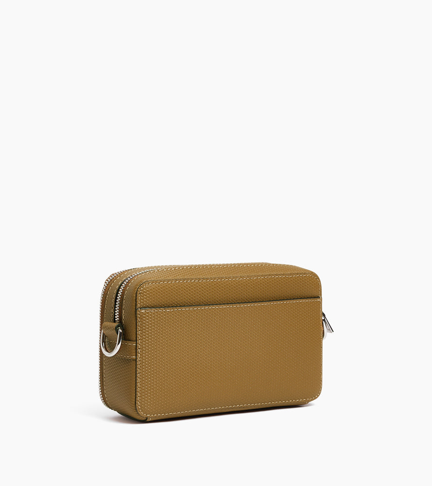 Emile small 2-compartment shoulder bag in signature T leather