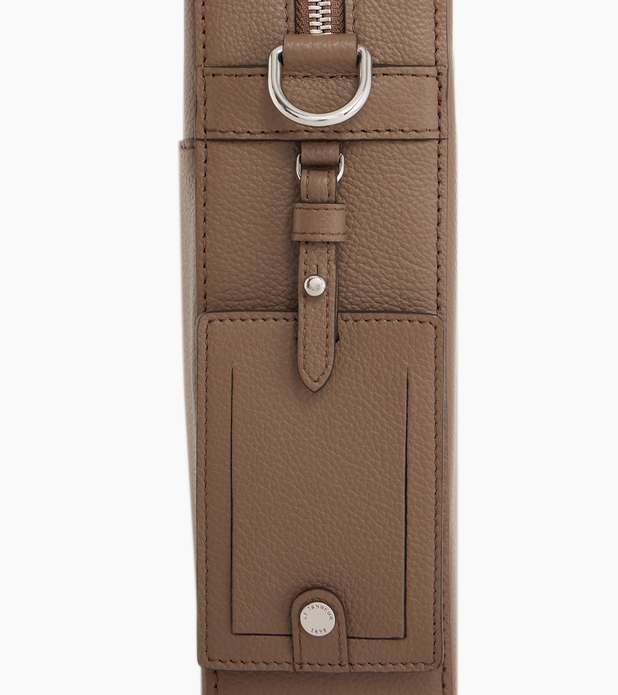 Emile 14" document holder in pebbled leather
