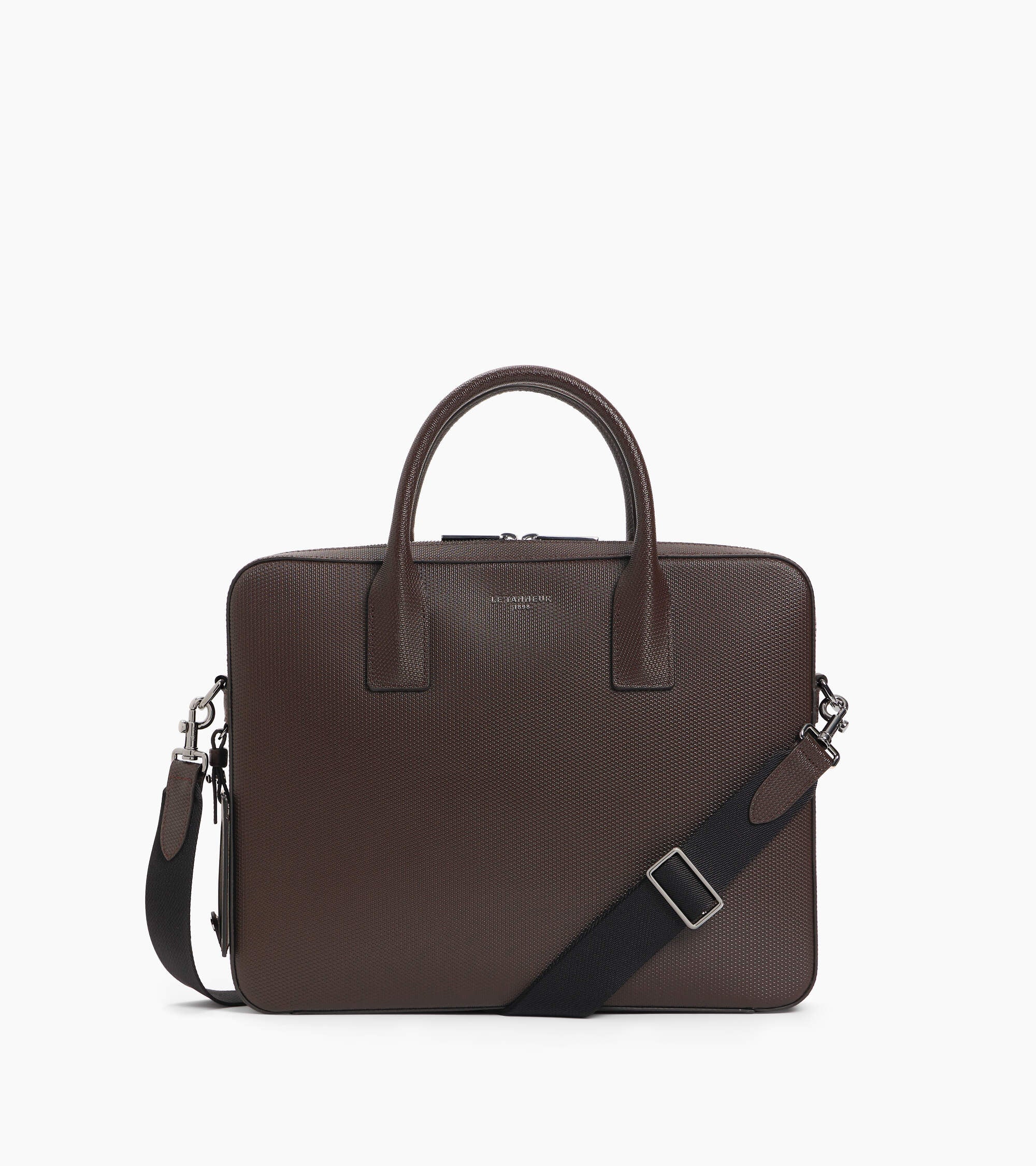 Portadocumentos slim 14" Emile de piel signature T