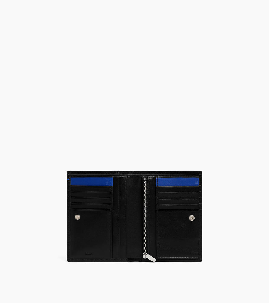 Martin large vertical zipped wallet in smooth leather