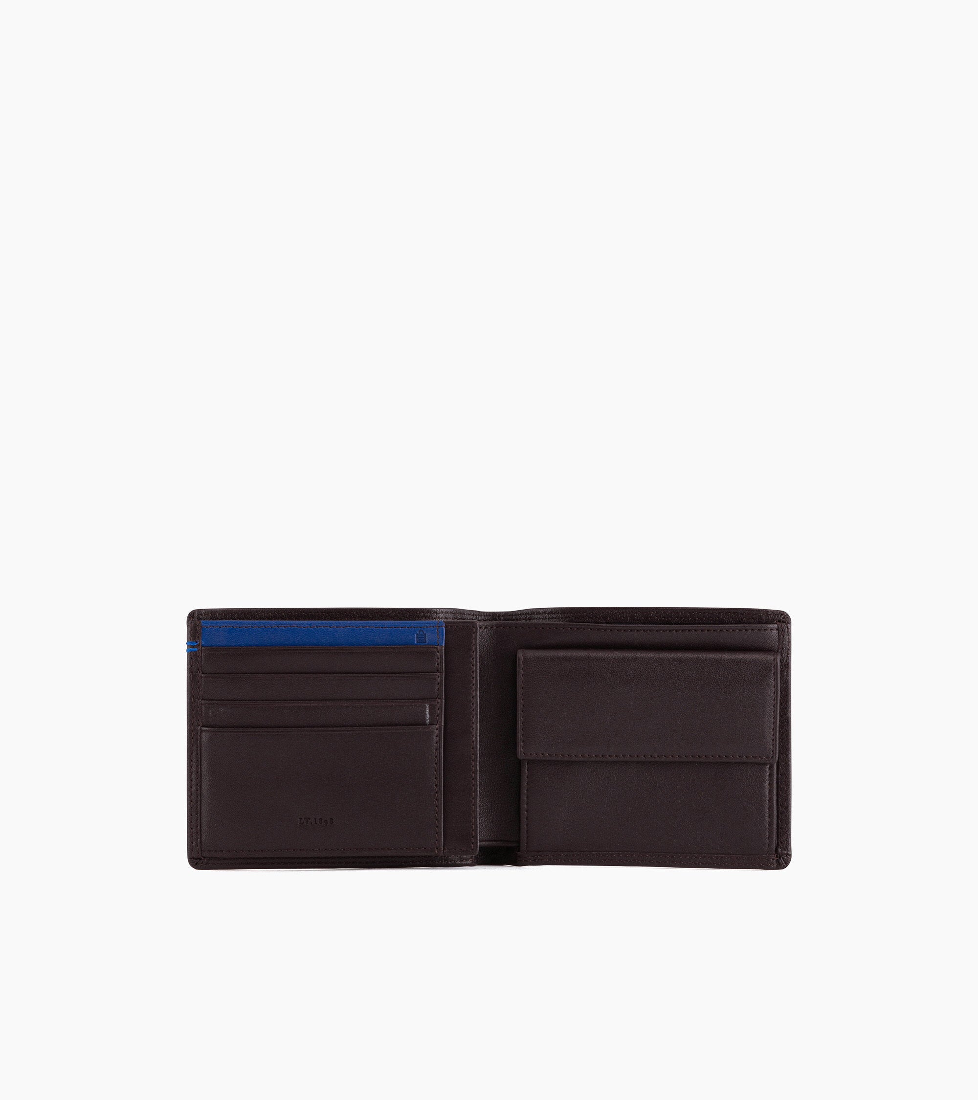 2 shutters Martin smooth leather wallet