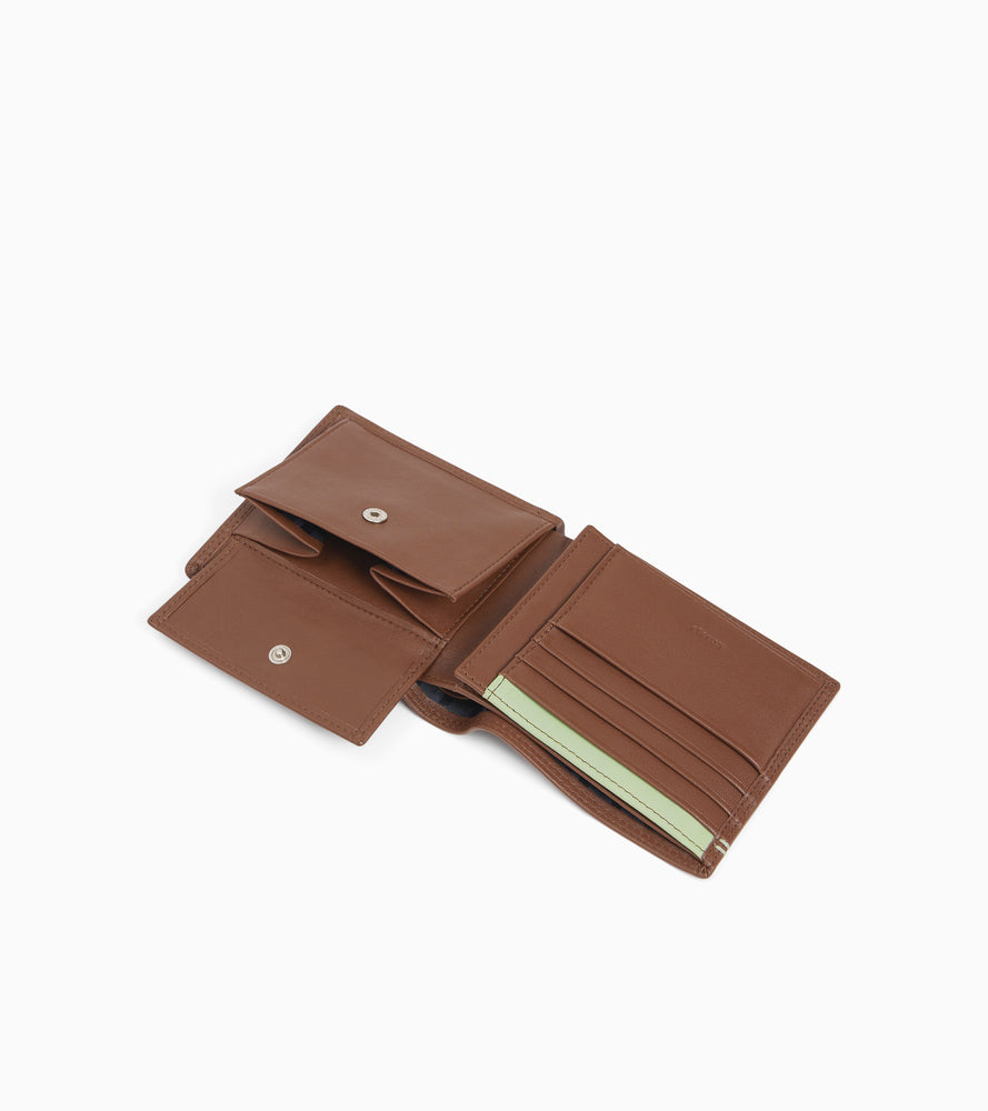 Martin 2 shutters wallet in smooth leather