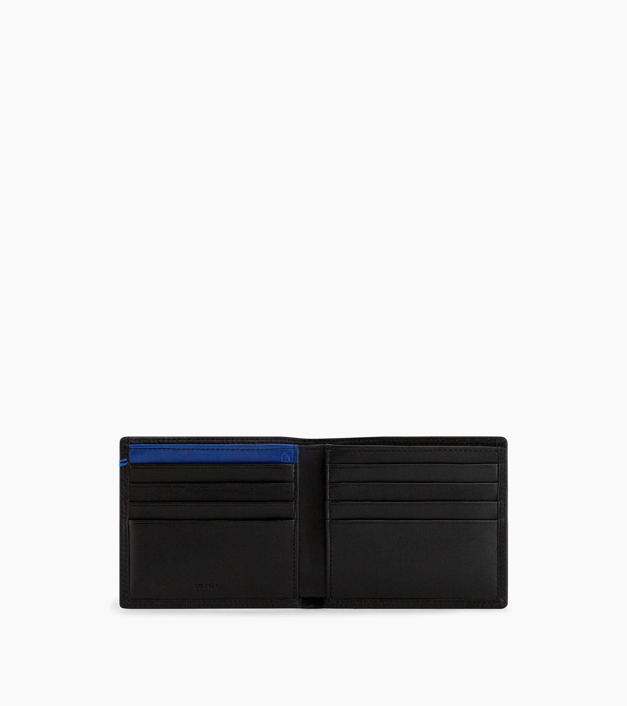 Porte cartes horizontal avec poche billets Martin en cuir lisse