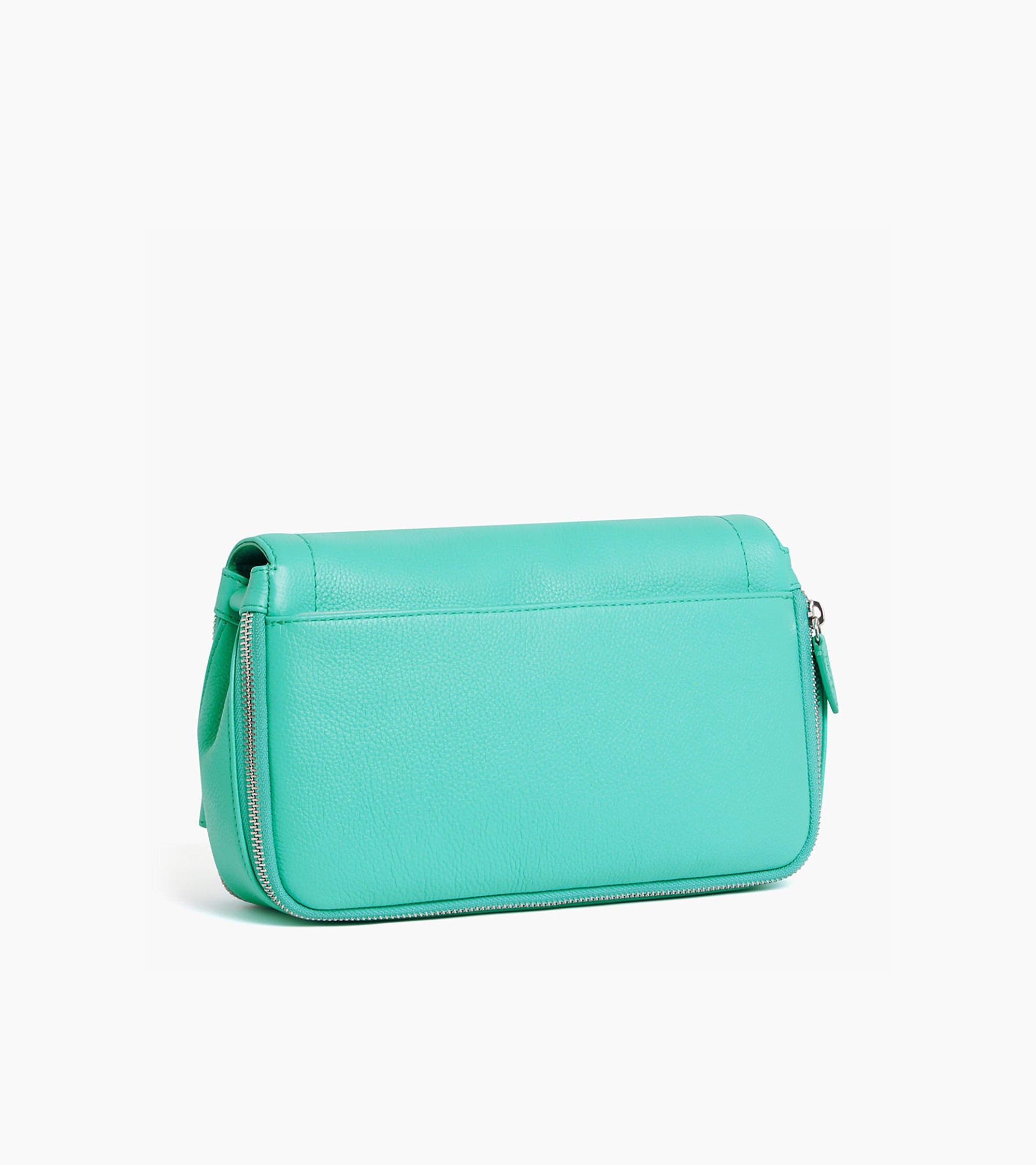 Simone small bag with crossbody strap in pebbled leather