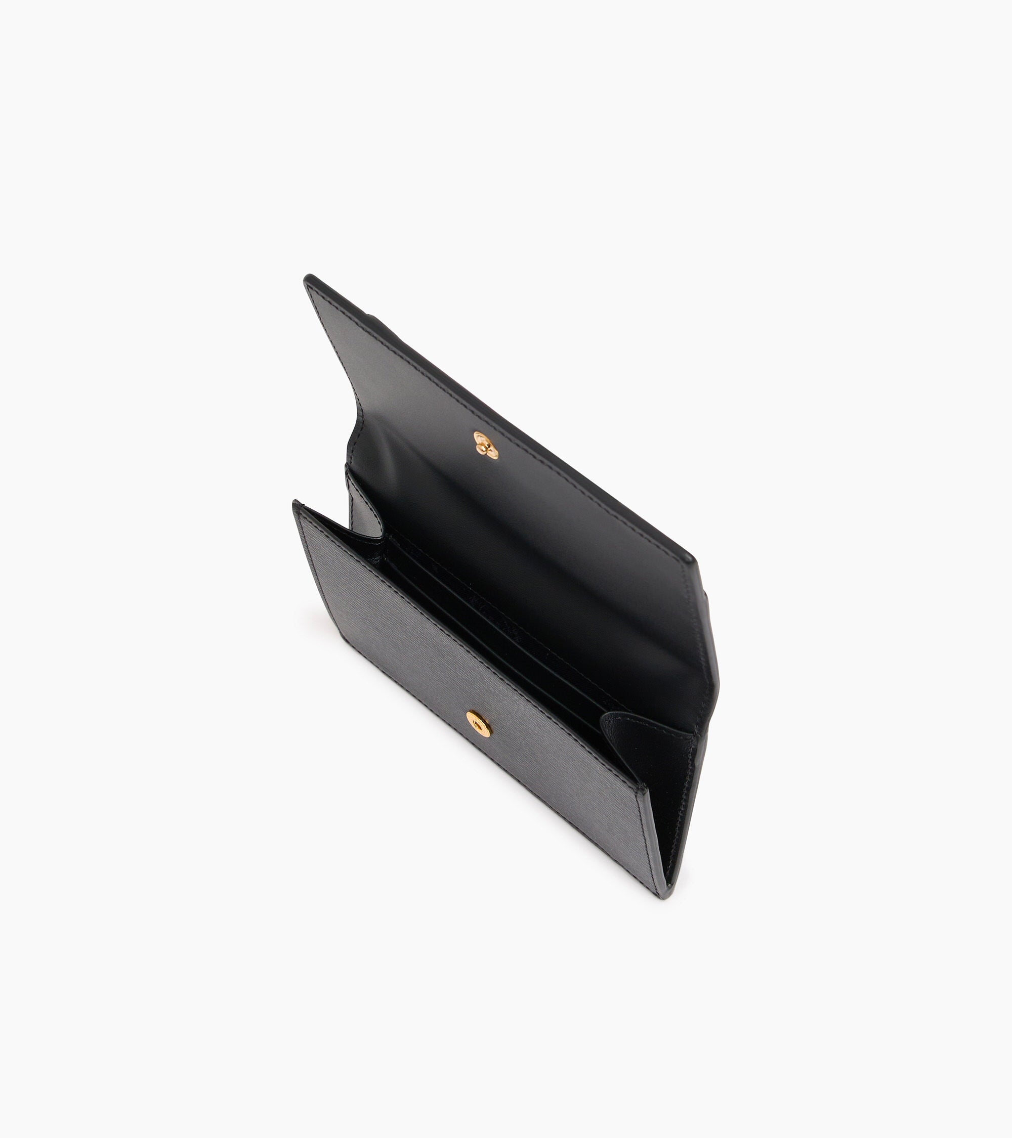 Naya flap card case in cork effect leather