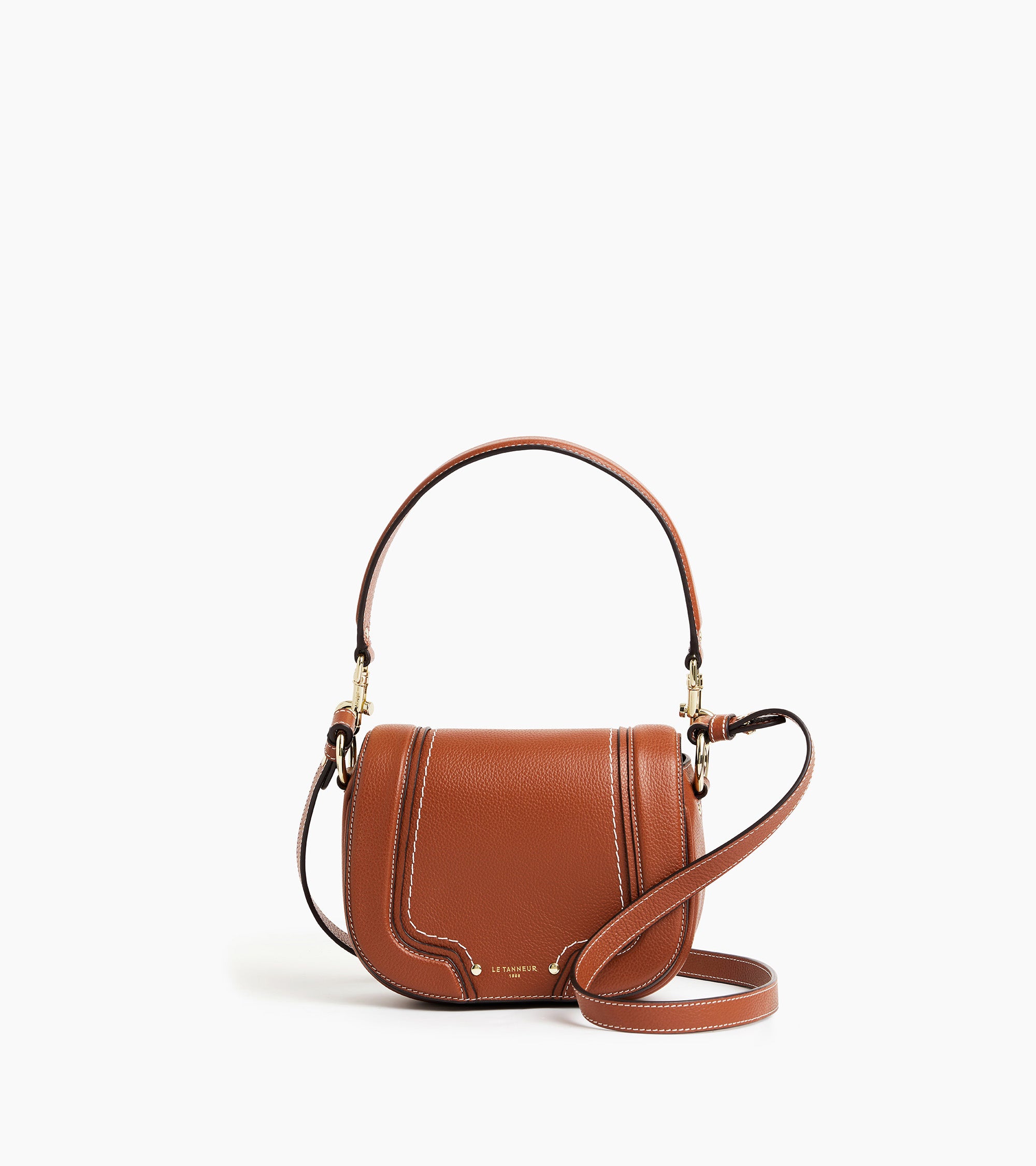 Small Ella crossbody bag in grained leather