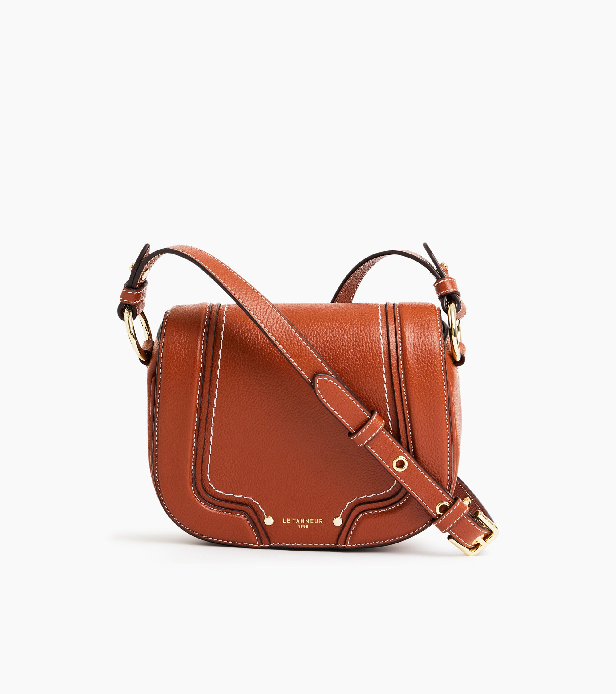 Small Ella crossbody bag in grained leather