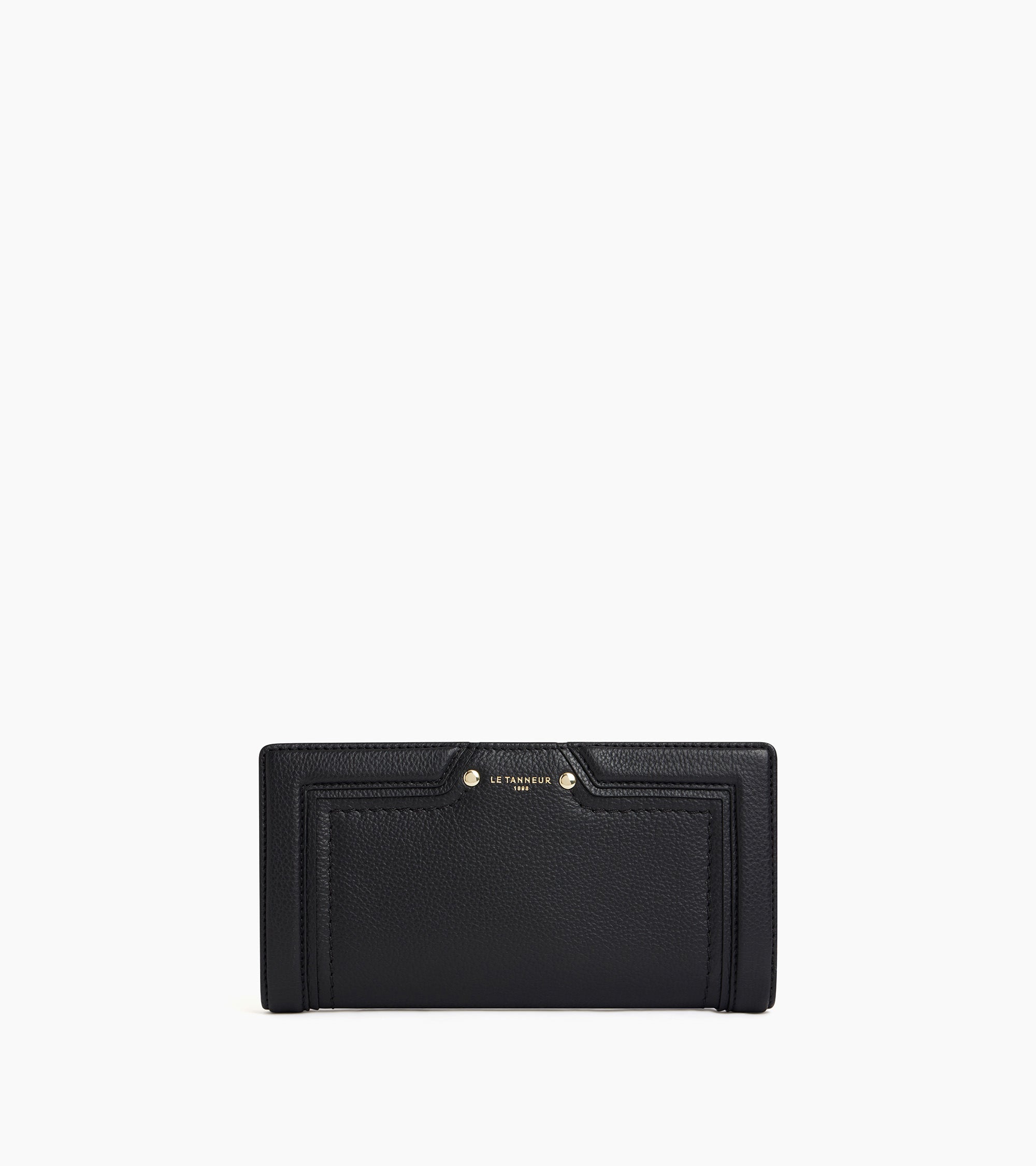 Ella large grained leather wallet