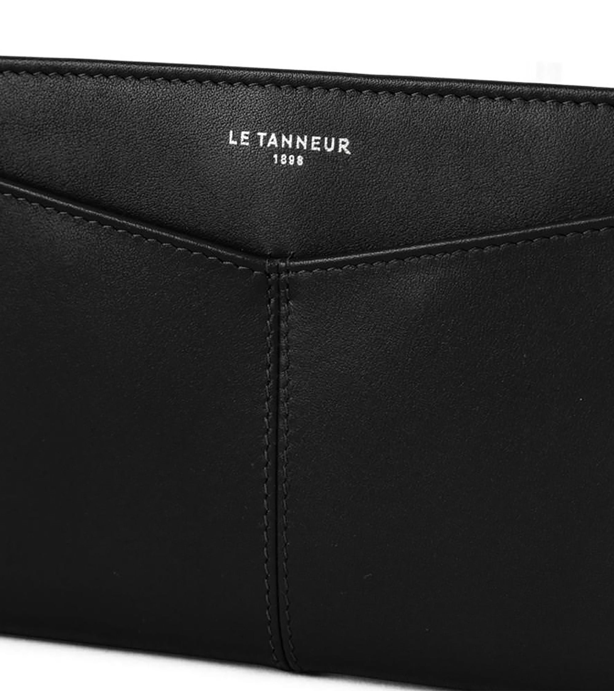 Charlotte smooth leather checkbook holder