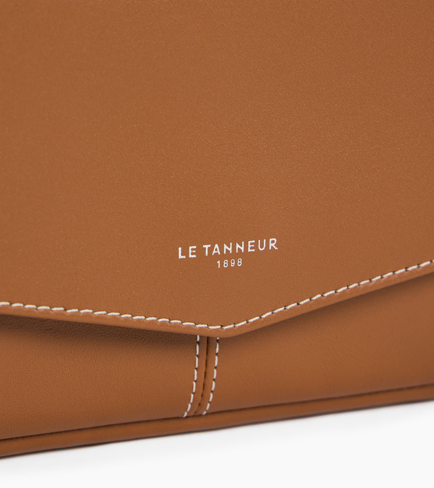 Taschengeldbörse mit abnehmbarer Schultertasche Charlotte aus glattem Leder