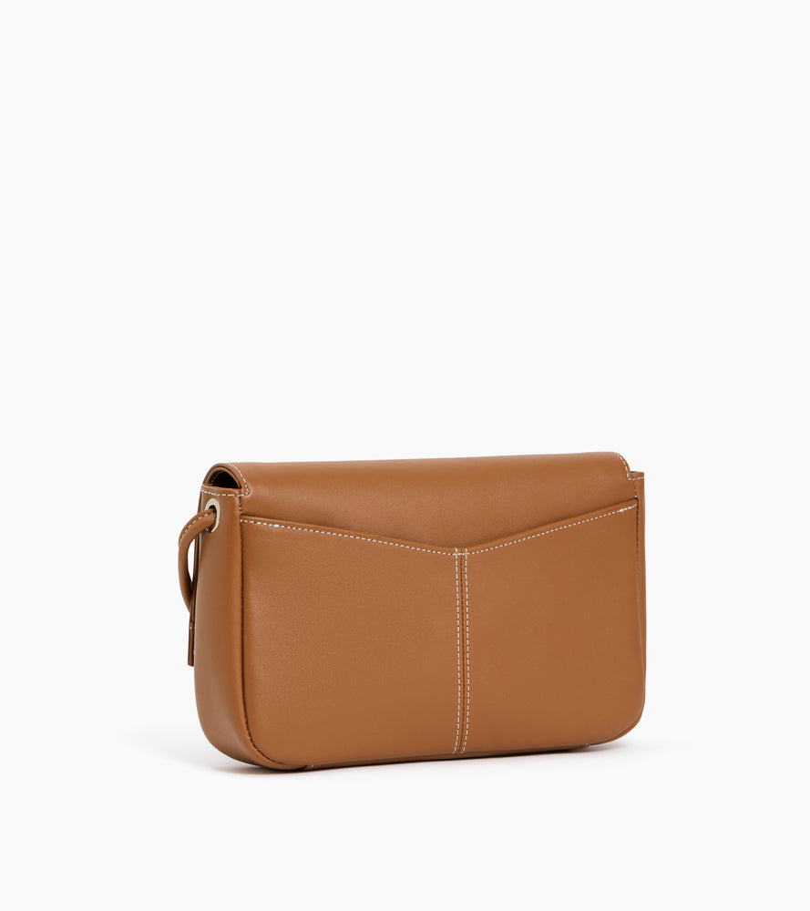 Taschengeldbörse mit abnehmbarer Schultertasche Charlotte aus glattem Leder