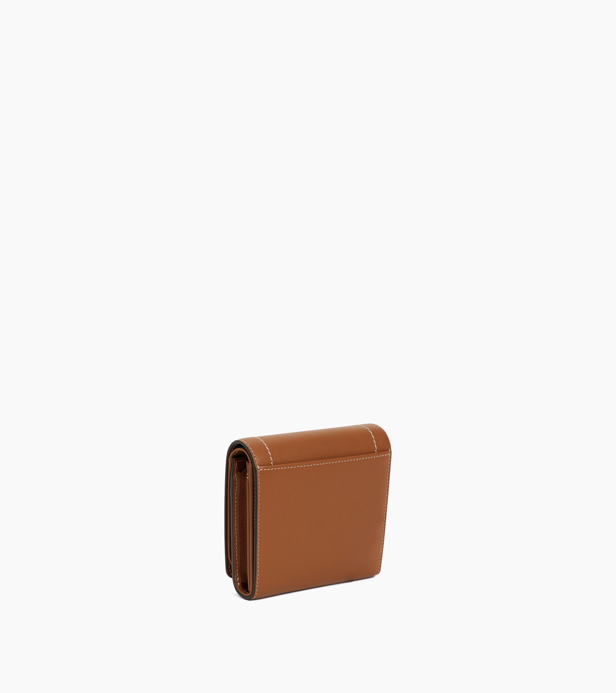 Kleine Brieftasche mit Klappe Louison aus Glattleder