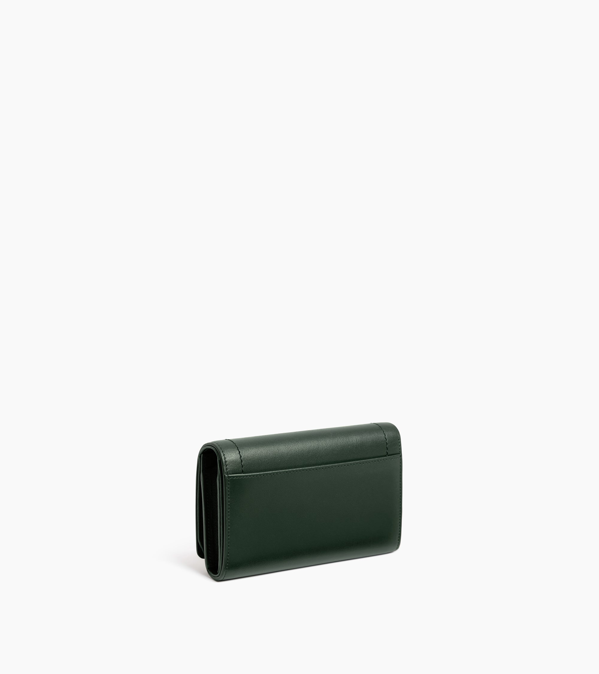 Louison medium wallet with flap in smooth leather