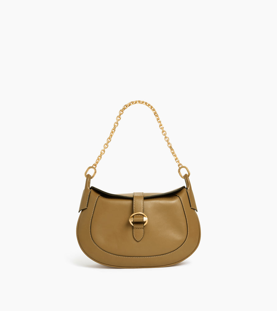 Pia small shoulder bag in smooth leather