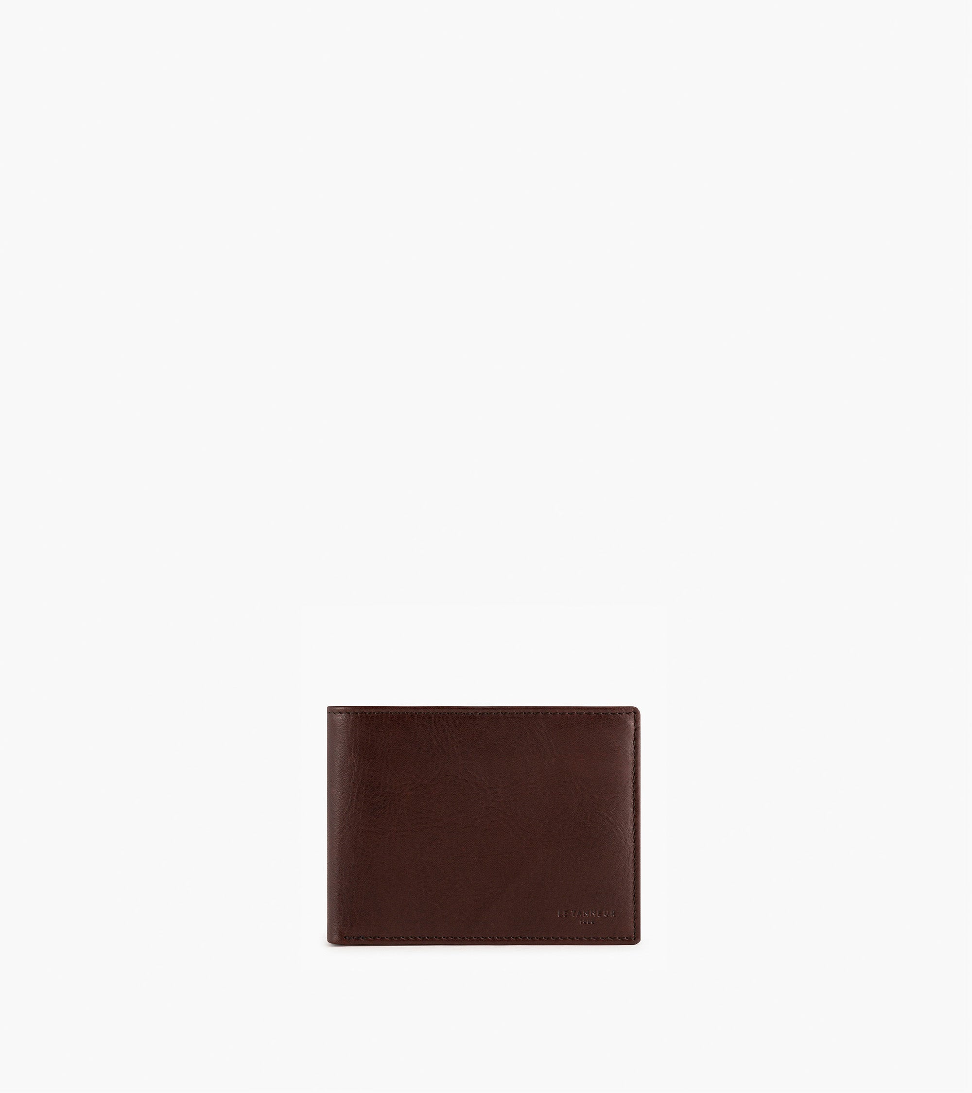Horizontal Zipped pocket Gary oiled leather wallet