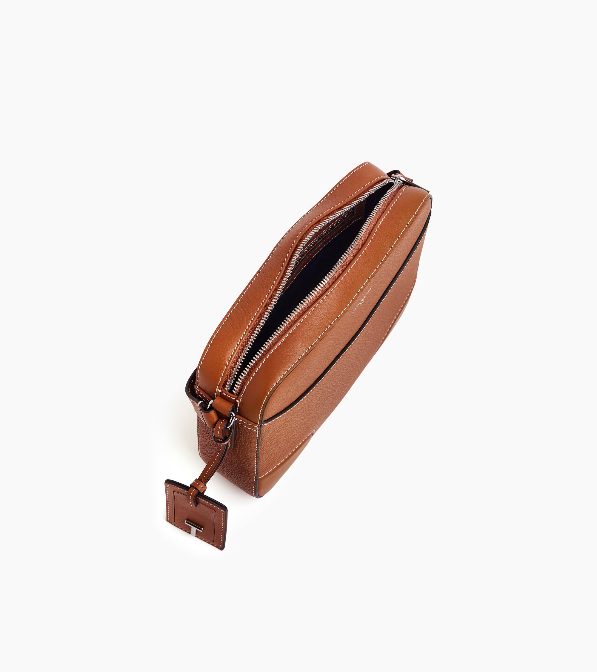 Romy medium smooth grained leather shoulder bag