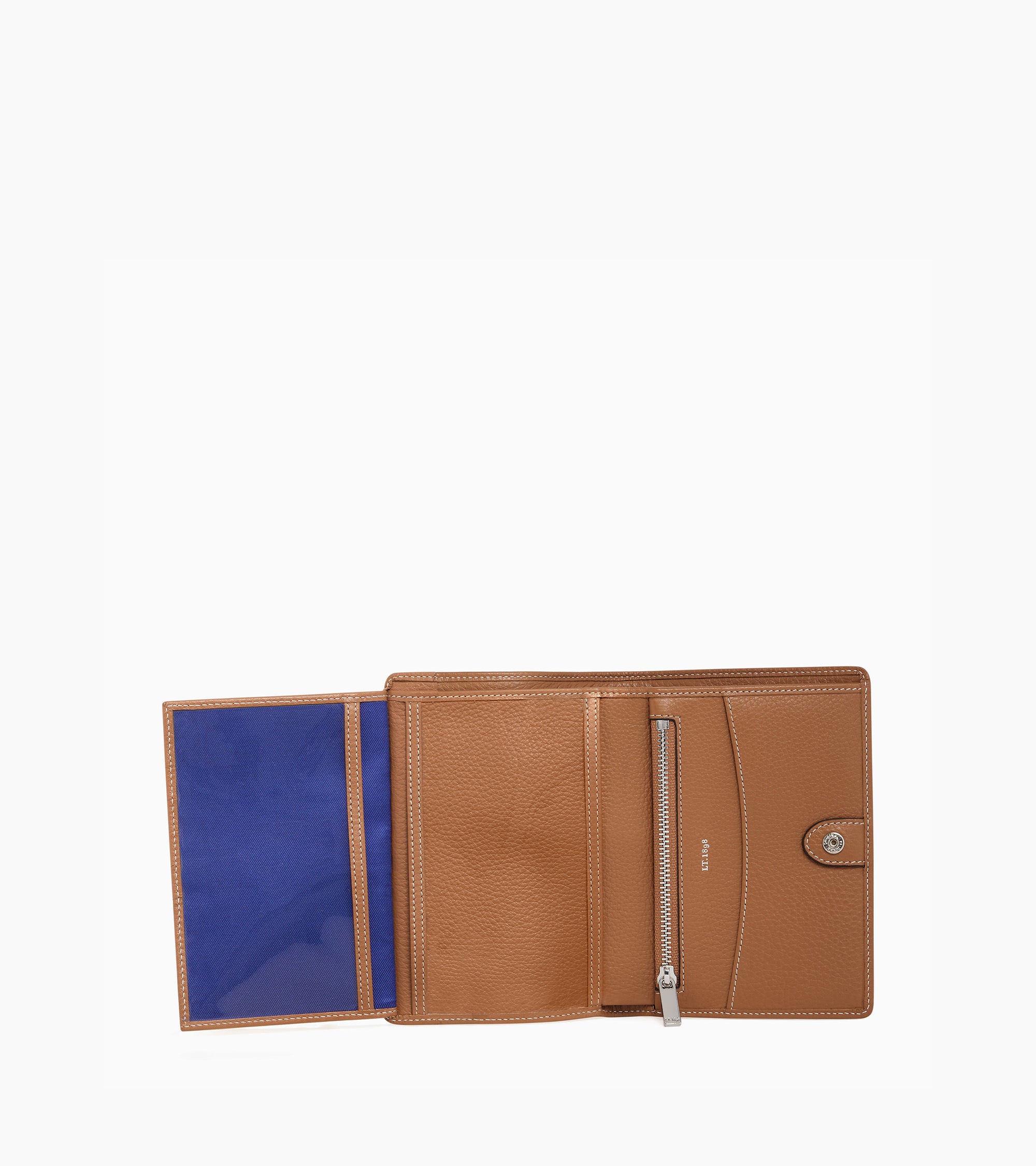 Romy medium-sized wallet in pebbled leather